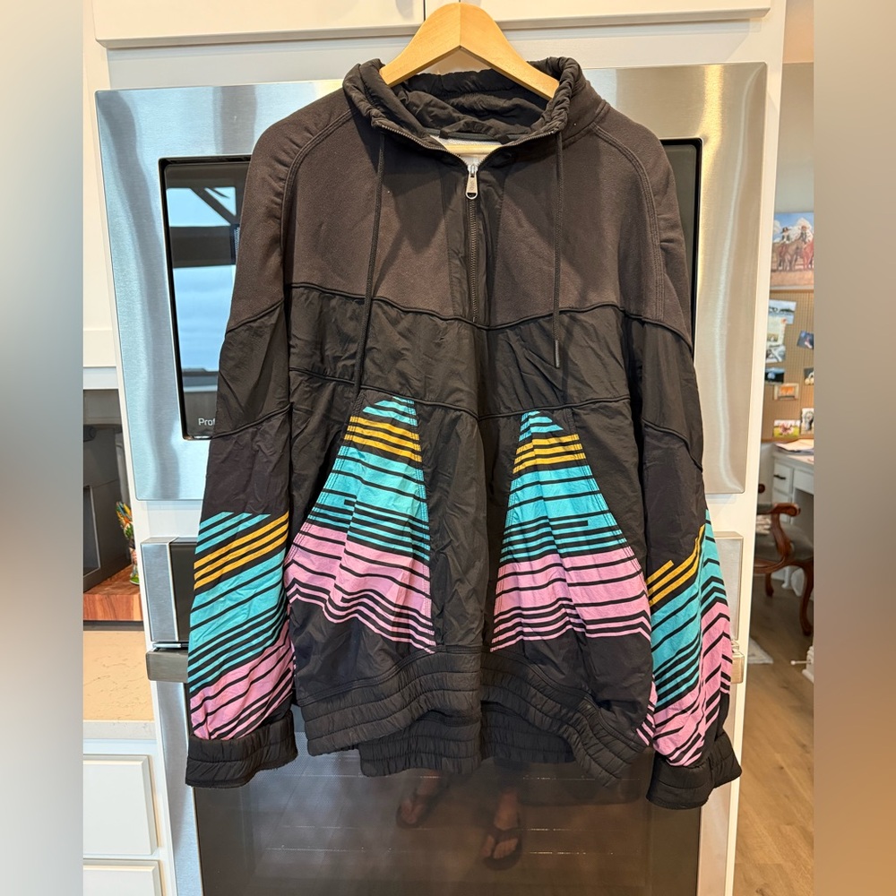 Free People Movement Walk The Line Quarter Zip Pullover Jacket